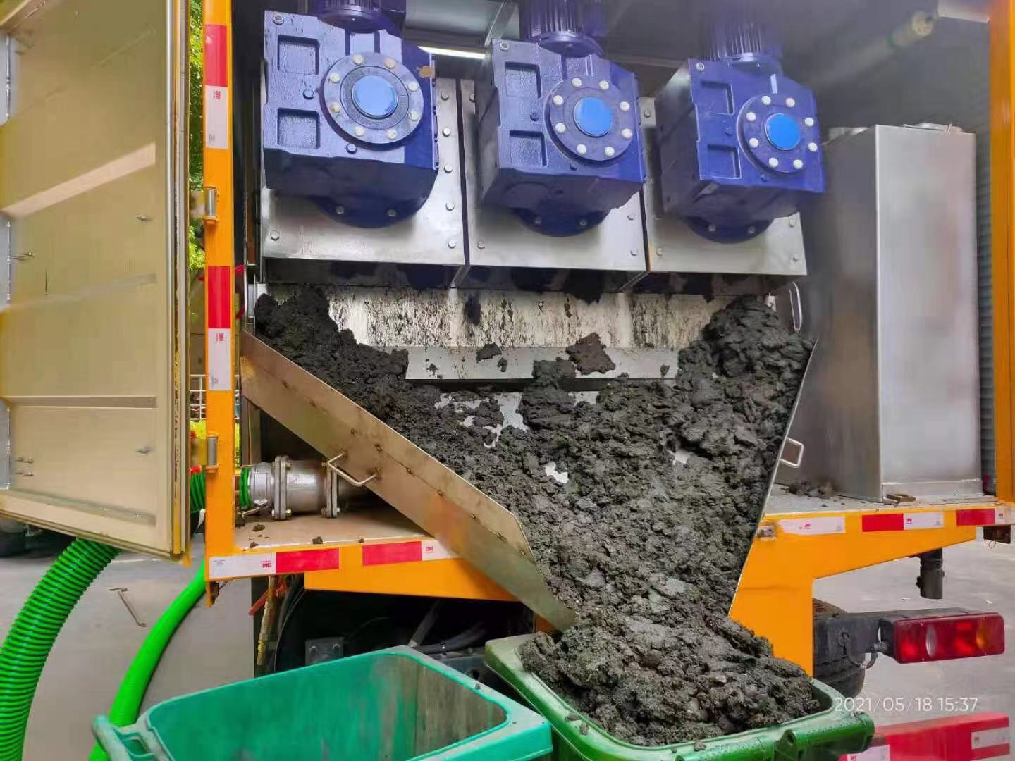 茶陵化粪池清掏城市维护站-泥浆净化干湿分离处理